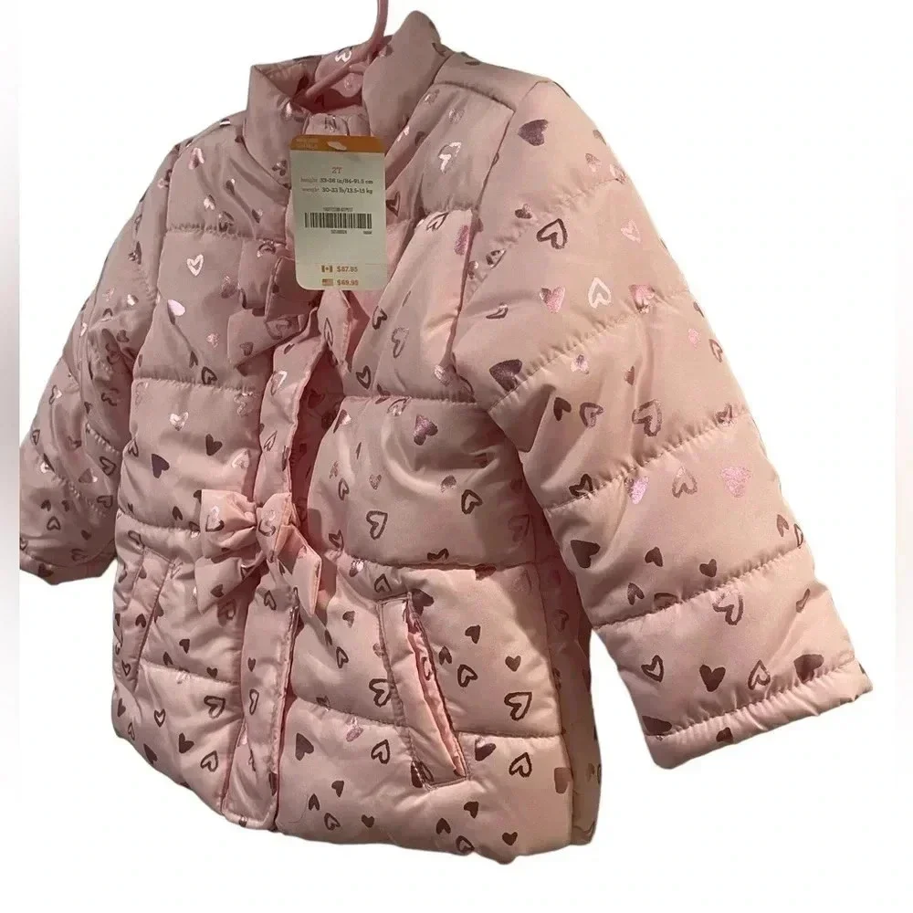 Gymboree Girls' Toddler Heart Print Jacket