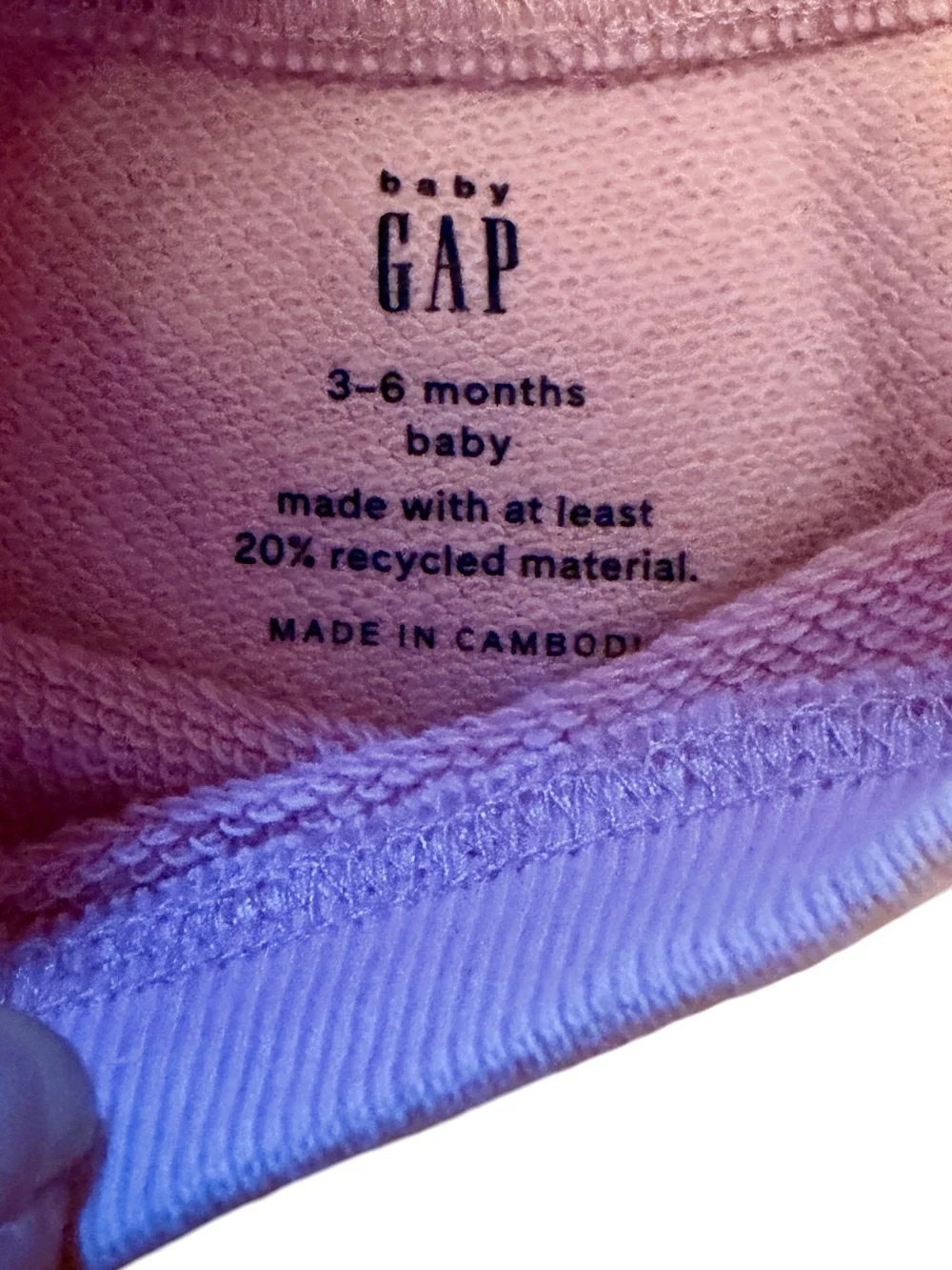 GAP Pink Kids Sweatshirt & Jogger Set 3-6M
