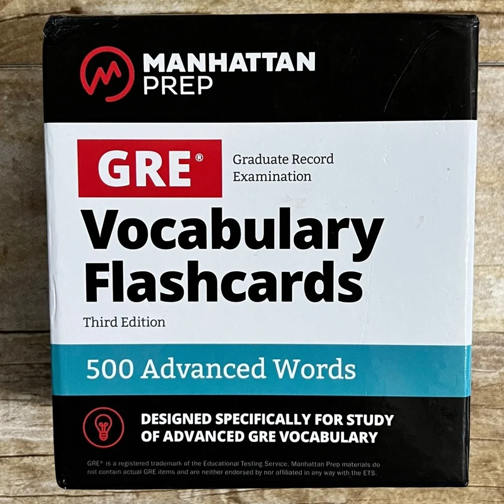 Manhattan Prep GRE Vocabulary Flashcards 3rd Ed 500 Essential & 500 AdvancedWord