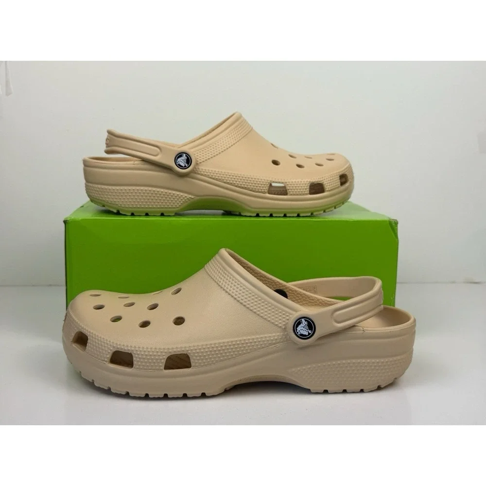 Crocs Classic Clogs Size 9 Men's‎ / Women's Size 11 Shitake Sprite Tan Beige