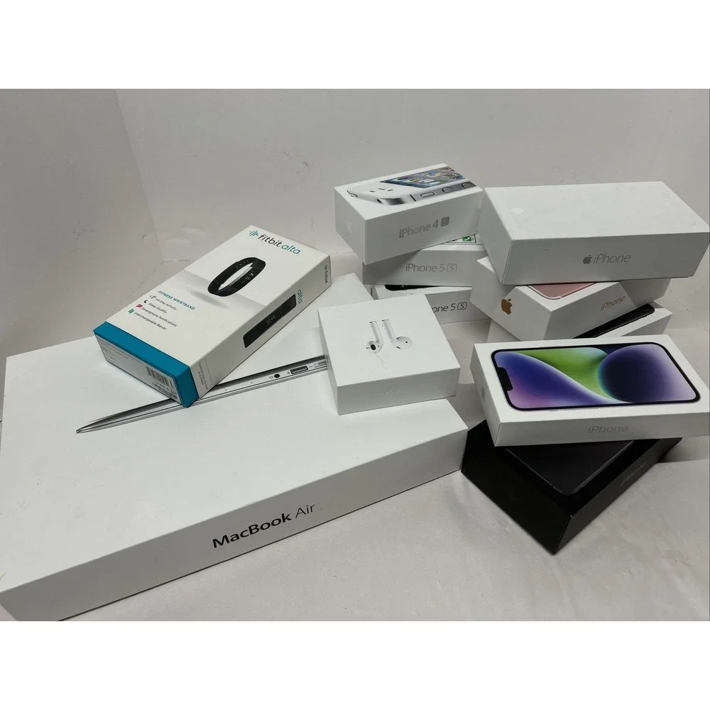BOXES ONLY Apple Product Box 11 Empty Box Lot iPhone MacBook‎ AirPods BOXES ONLY