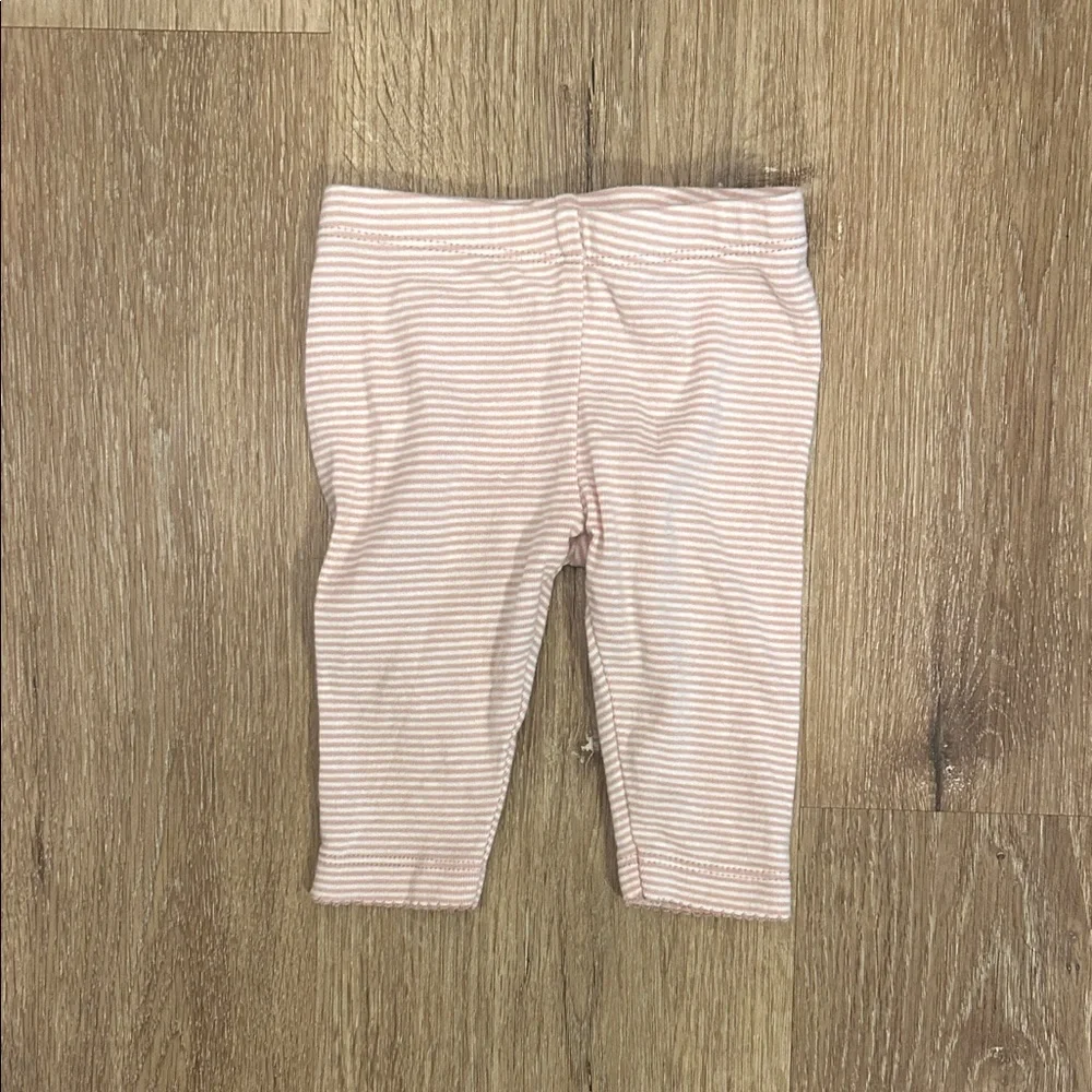 Carter’s Pink Striped Baby Pants with Owl Design