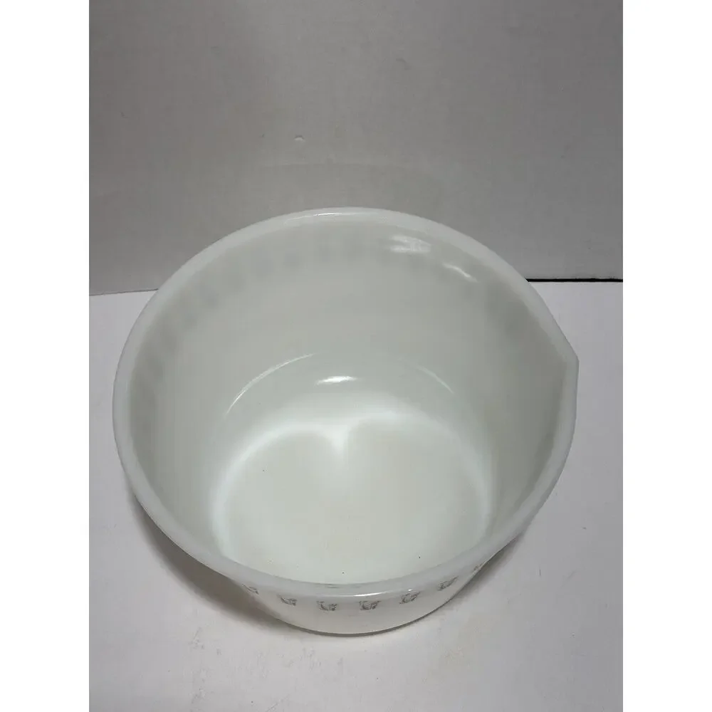Unbranded milk glass