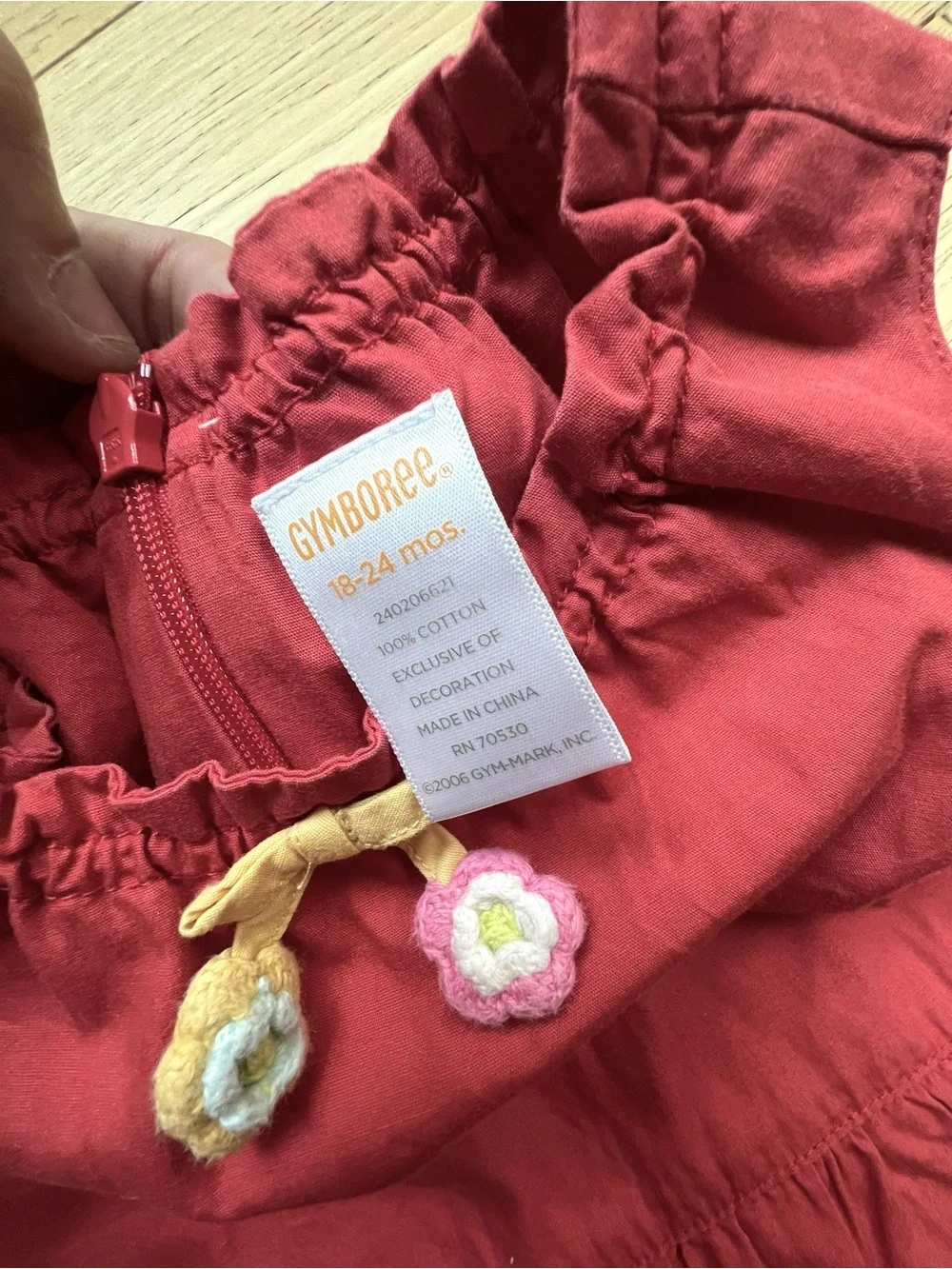 Gymboree coral red