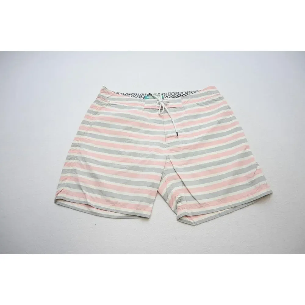 Bonobos Swim Trunks Striped Netted Performance Mens Size 33‎