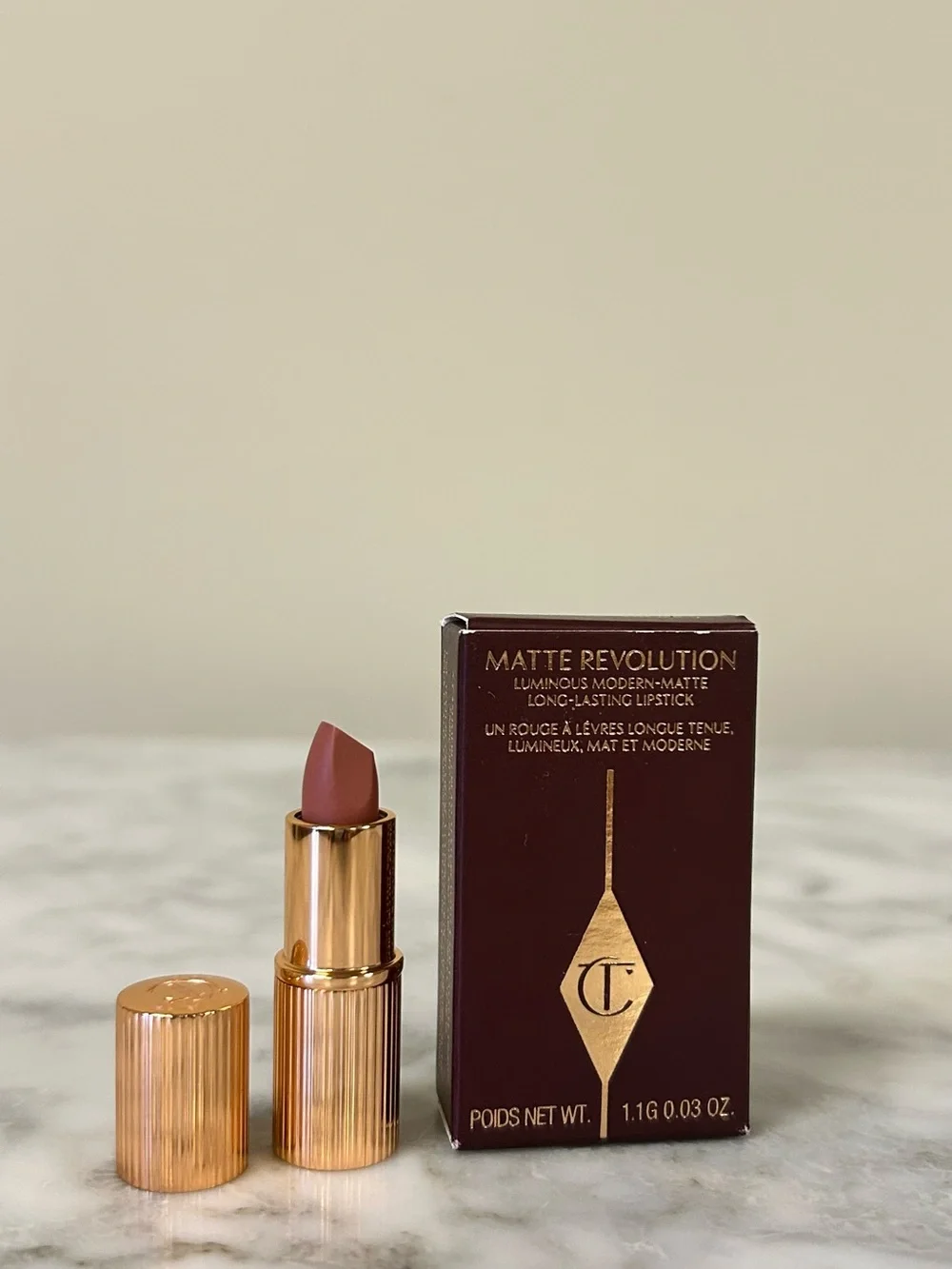Charlotte Tilbury • Matte Revolution Lipstick (Pillow Talk) • Box NOT included