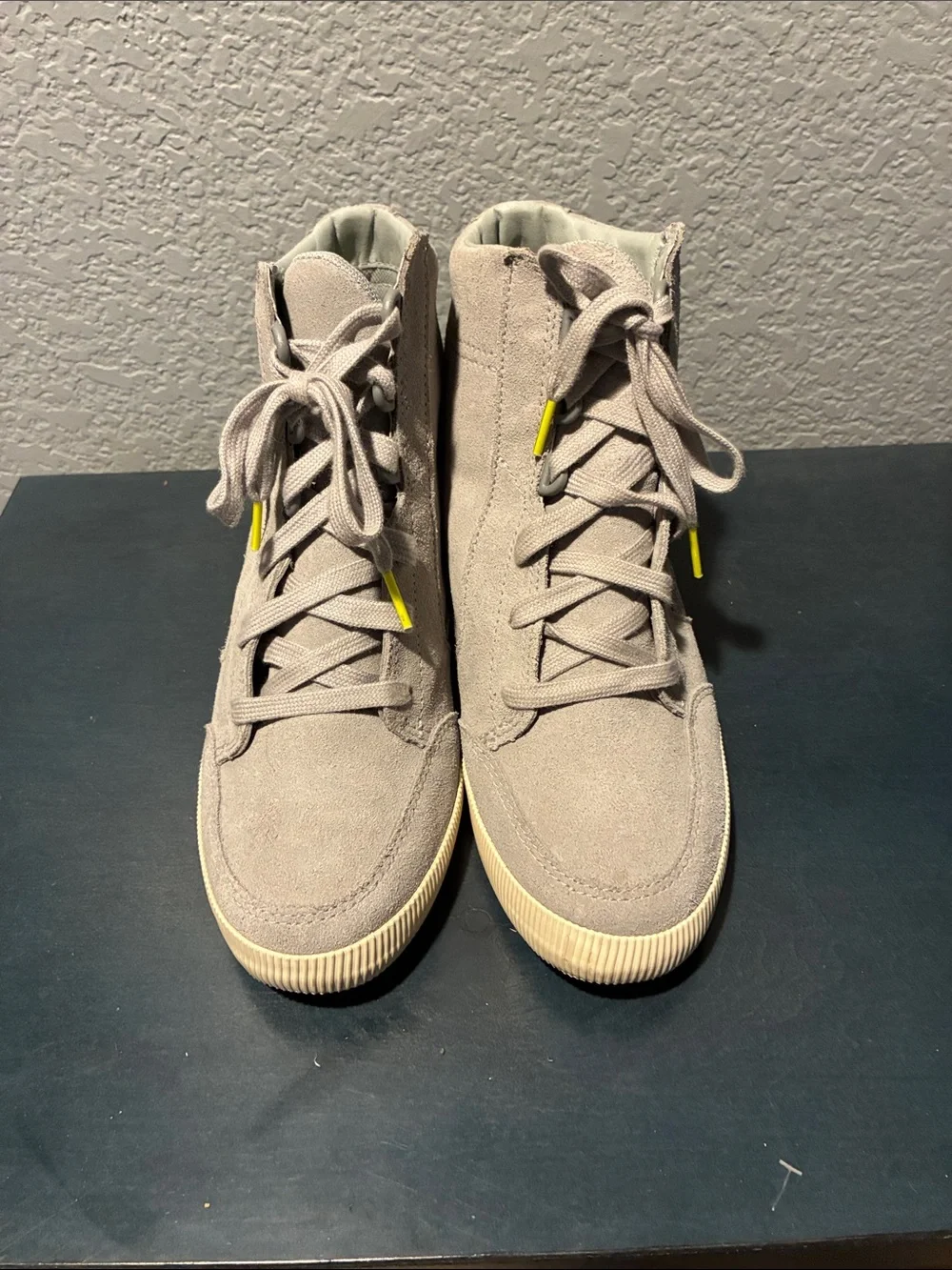 Sorel suede wedge