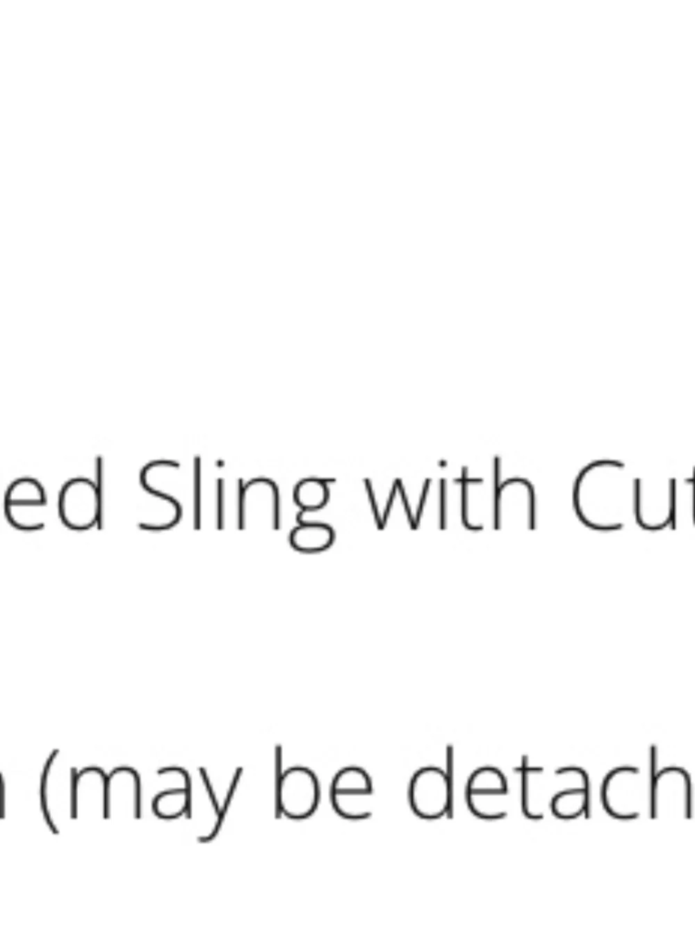 GingerLead dog sling