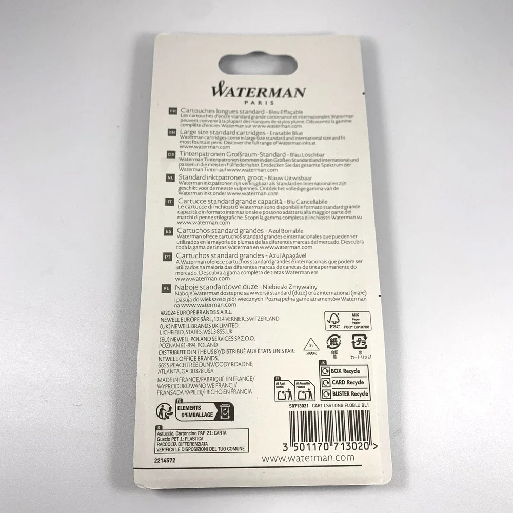 Waterman cartridge finish