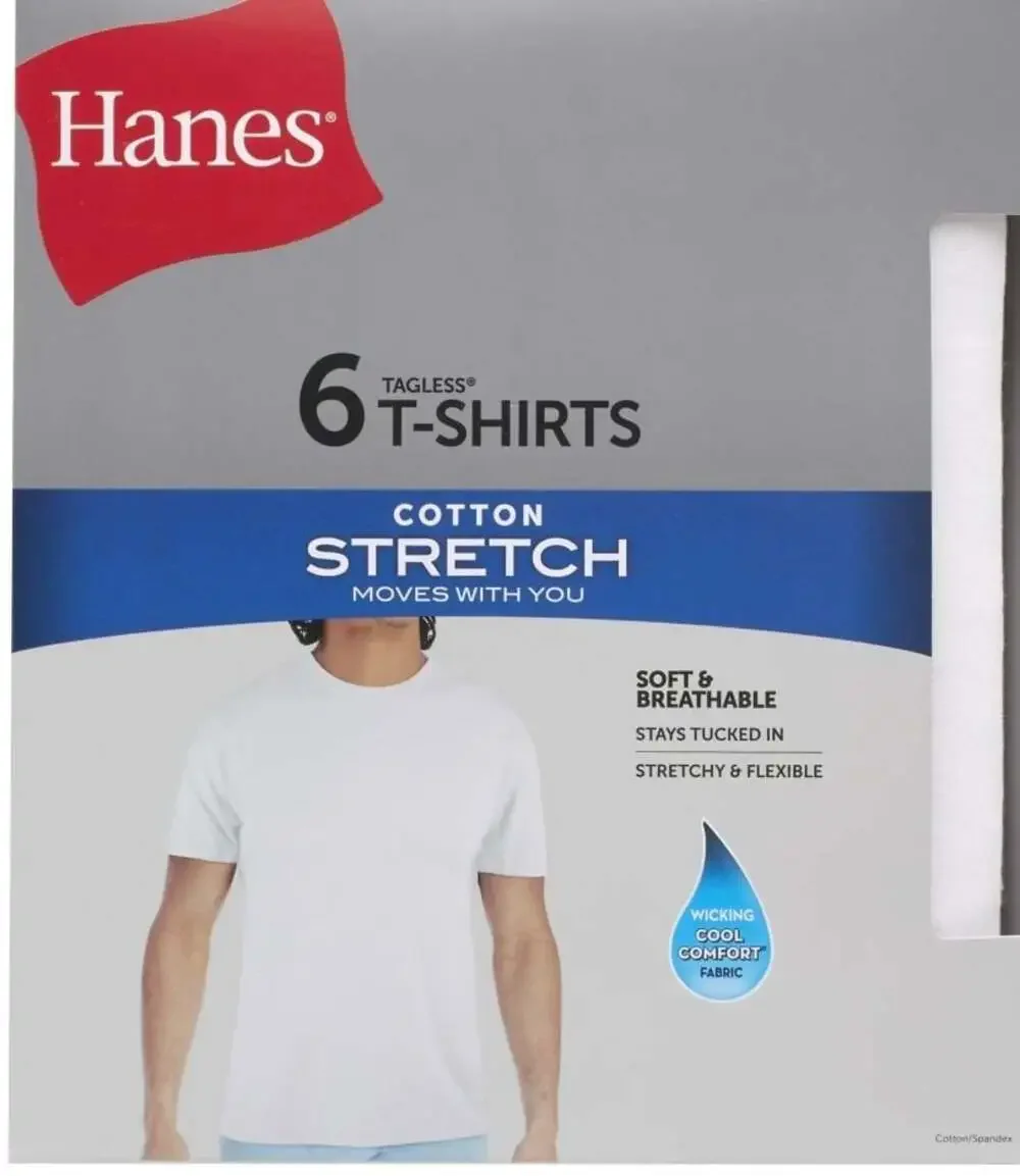 Hanes men tagless