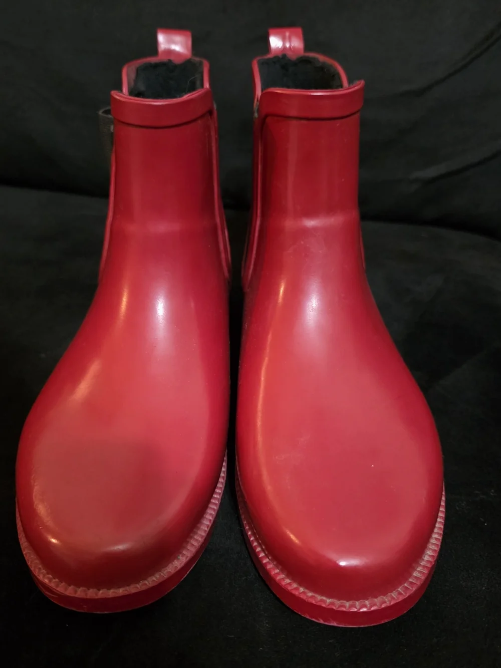 Michael Kors Red Chelsea Rain Boots