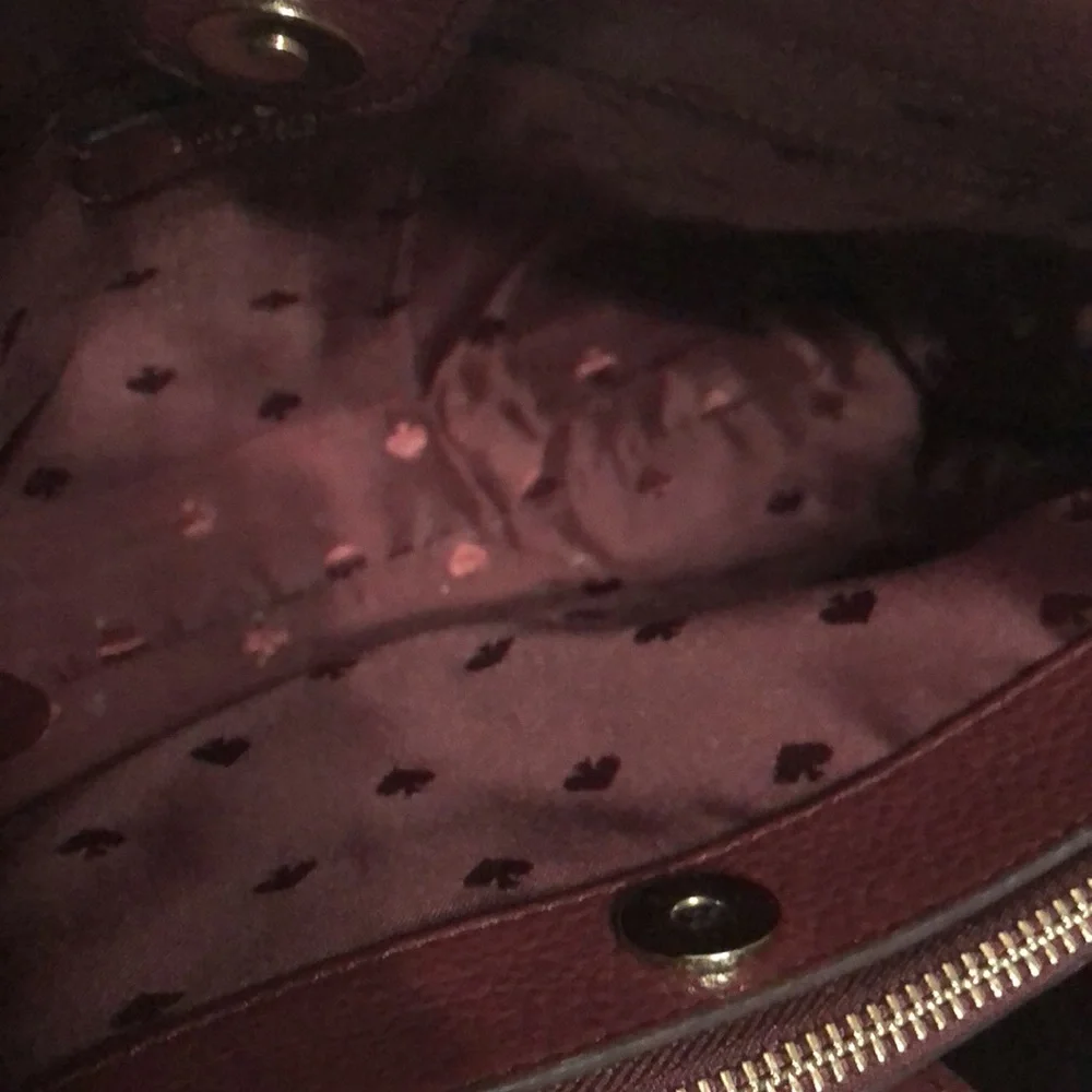 kate spade structured pebbled