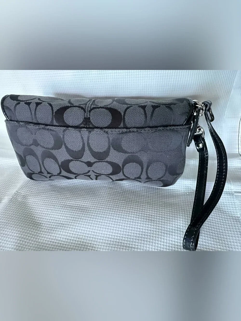 Coach black signature