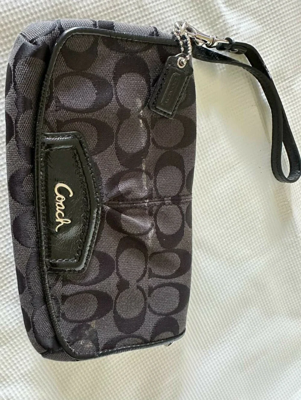 Coach black signature