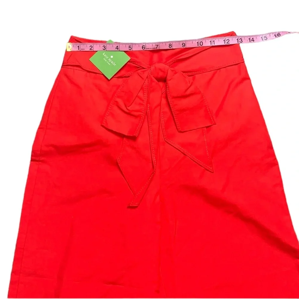 KATE SPADE: NWT Cherpeper Slub Cotton Colotte Pants - Size 00