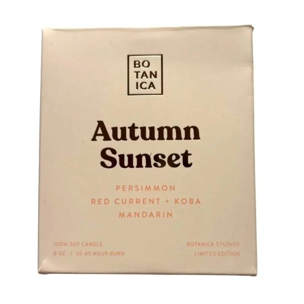 Botanica autumn sunset