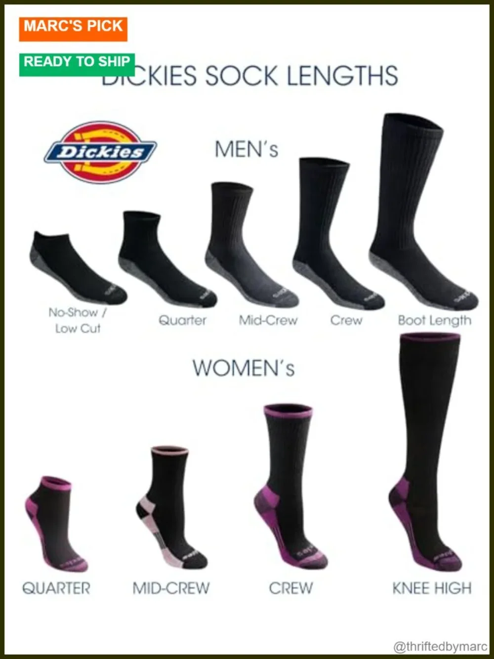 6 Pack Men's Mid-Crew Moisture Control Socks Arch Support Calf Athletic Socks