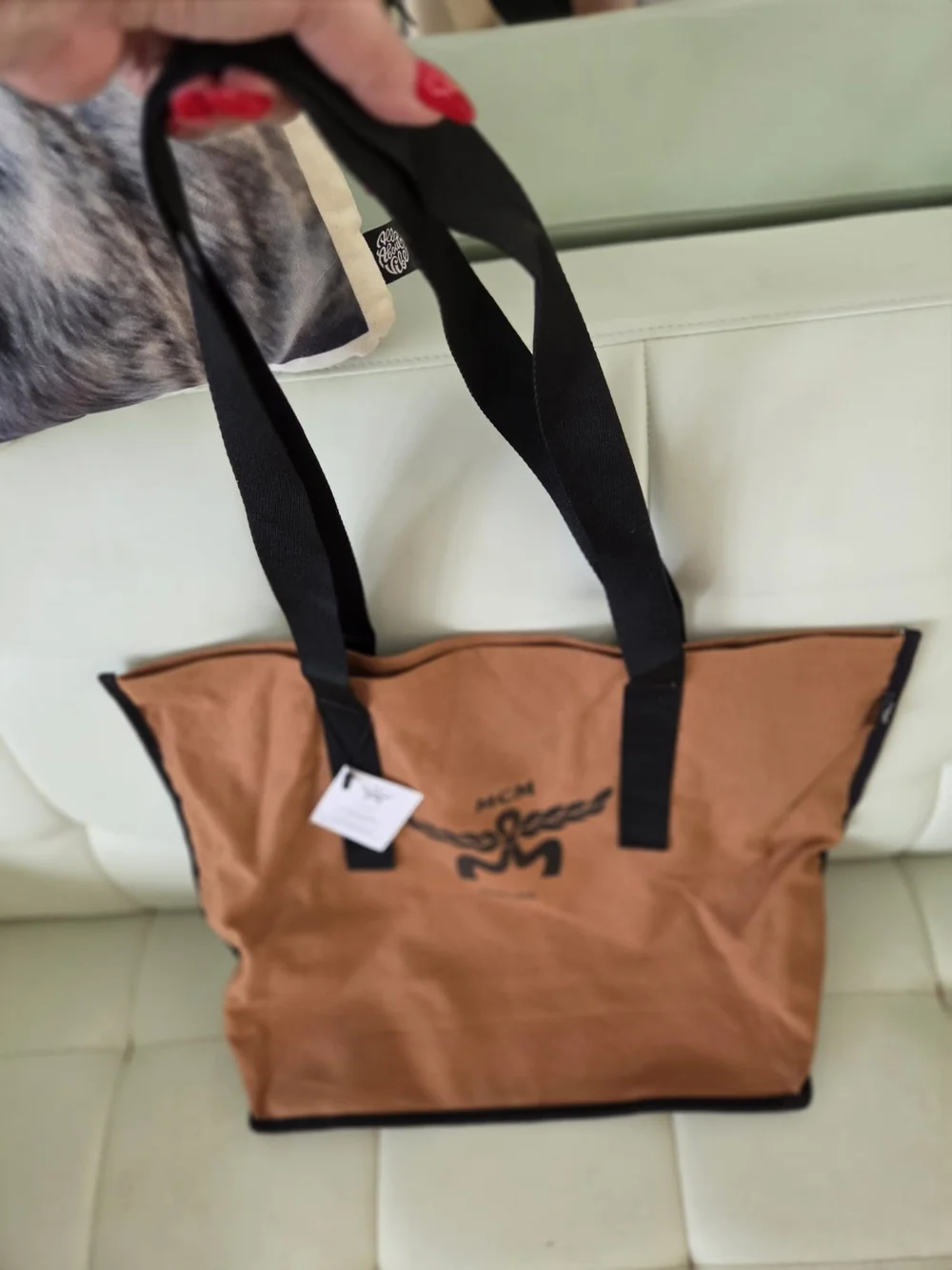MCM canvas tote