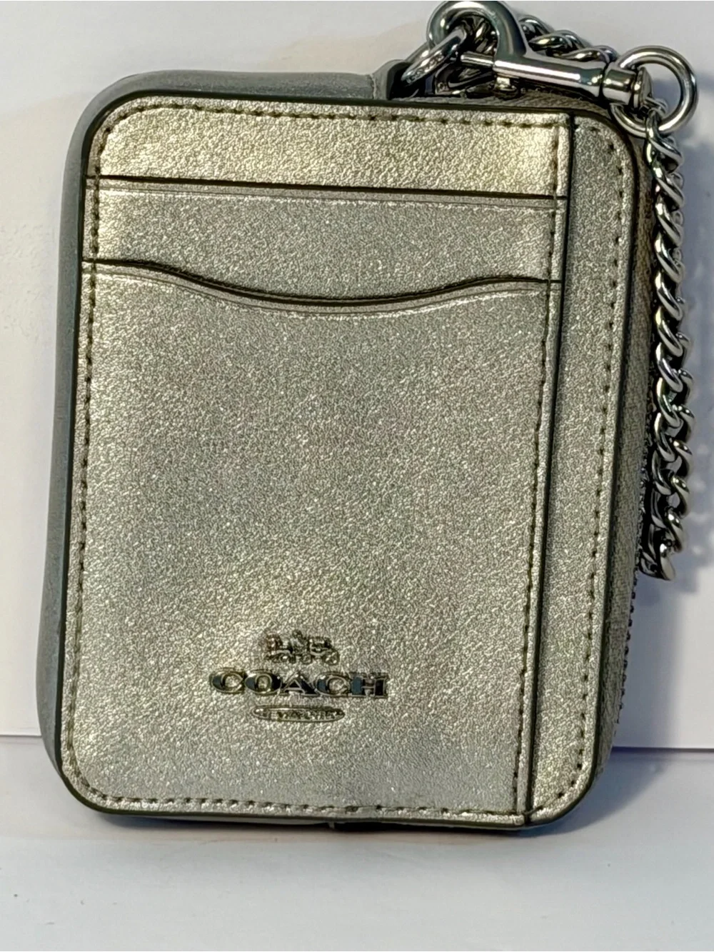 Coach silver card