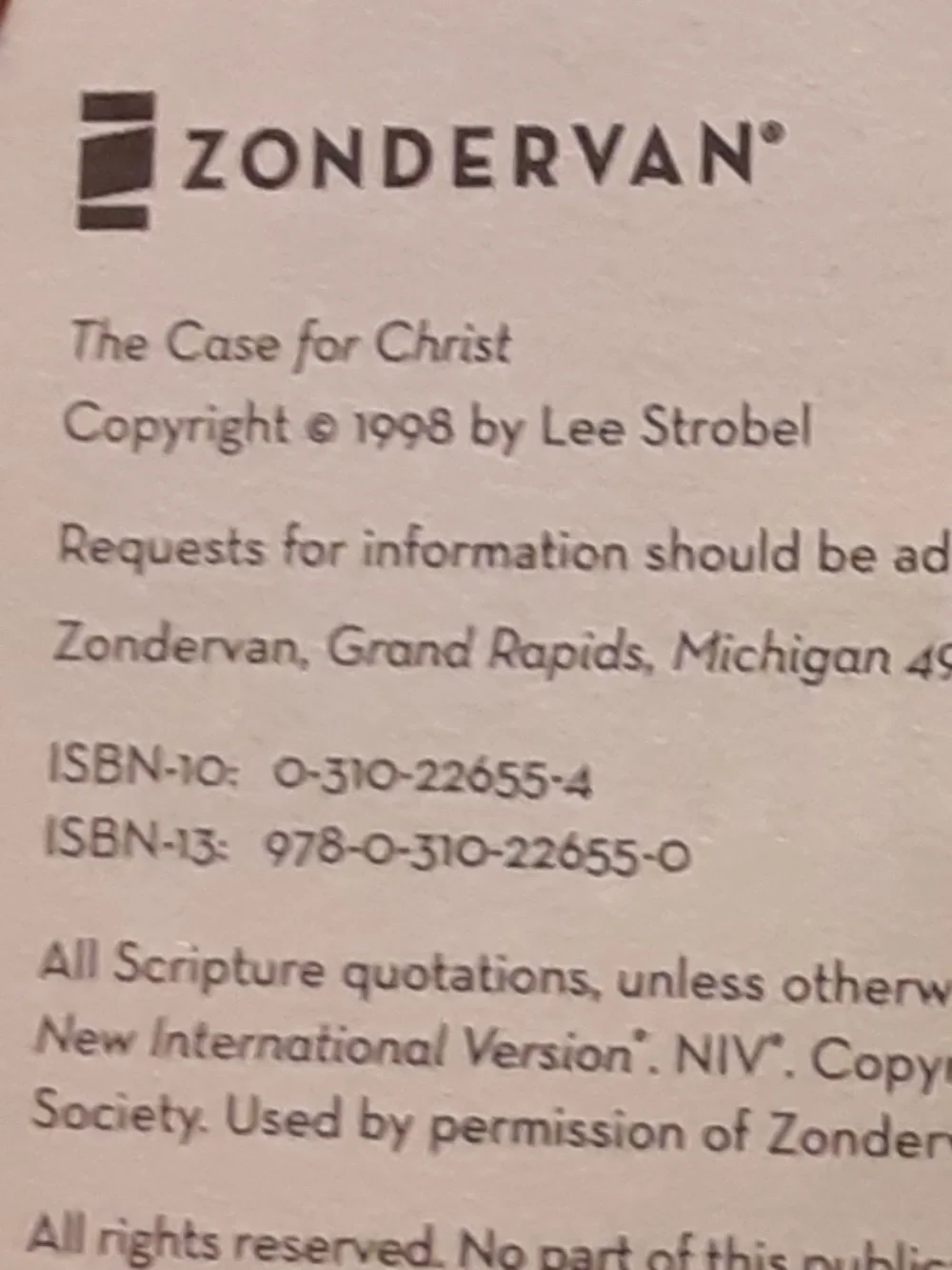N/A case christ