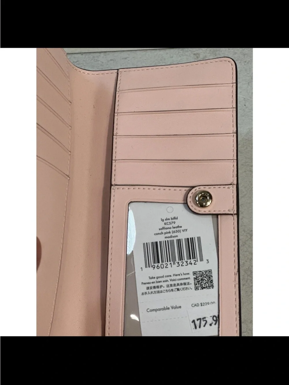 kate spade compact zip