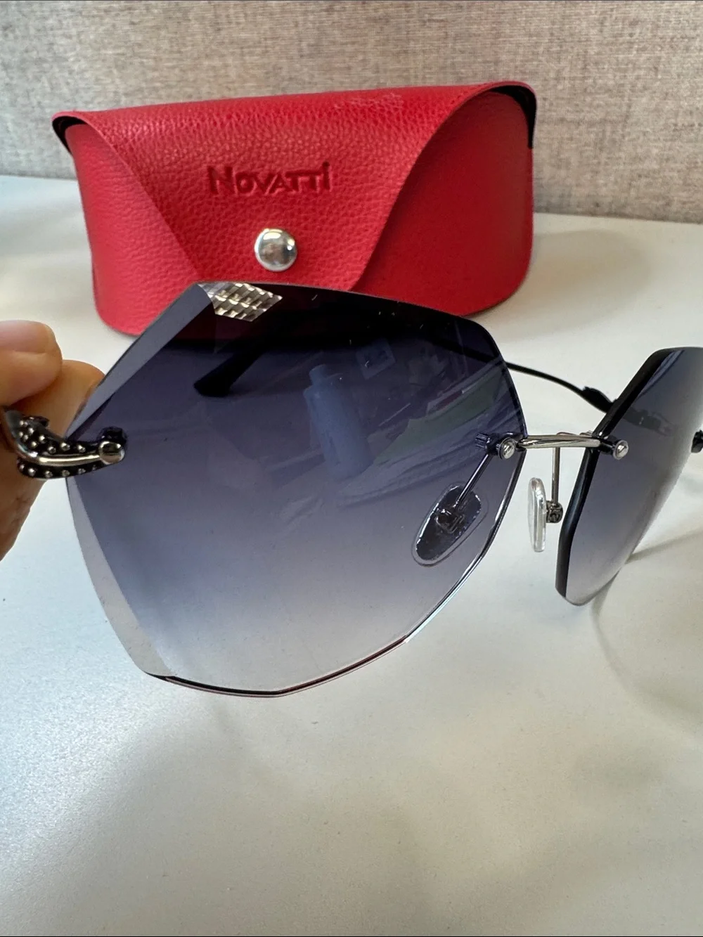 Novatti rimless sunglasses