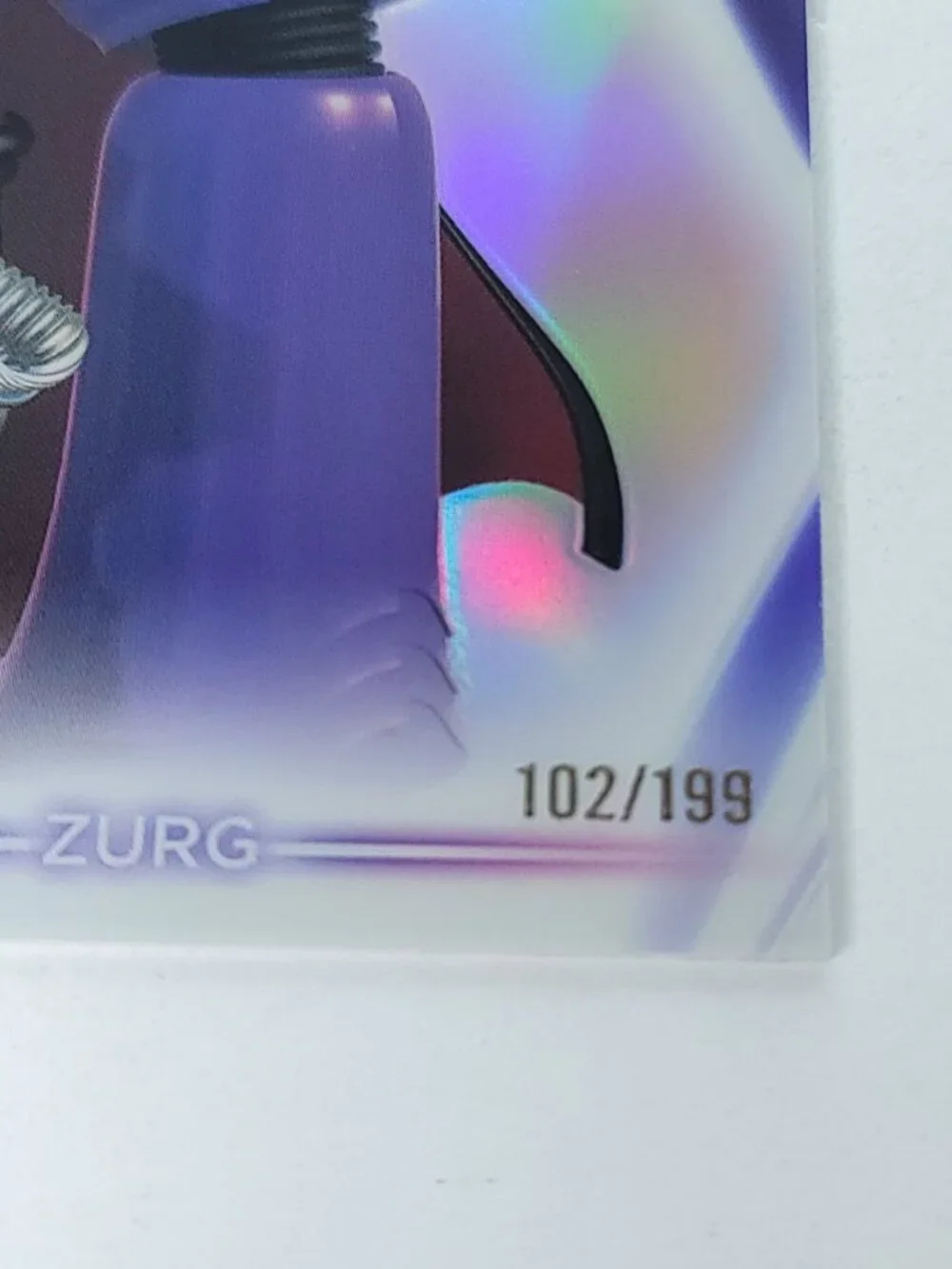 Zurg Topps 2026 Disney Neon Holo Chrome Refractor Limited 102/199 CNE