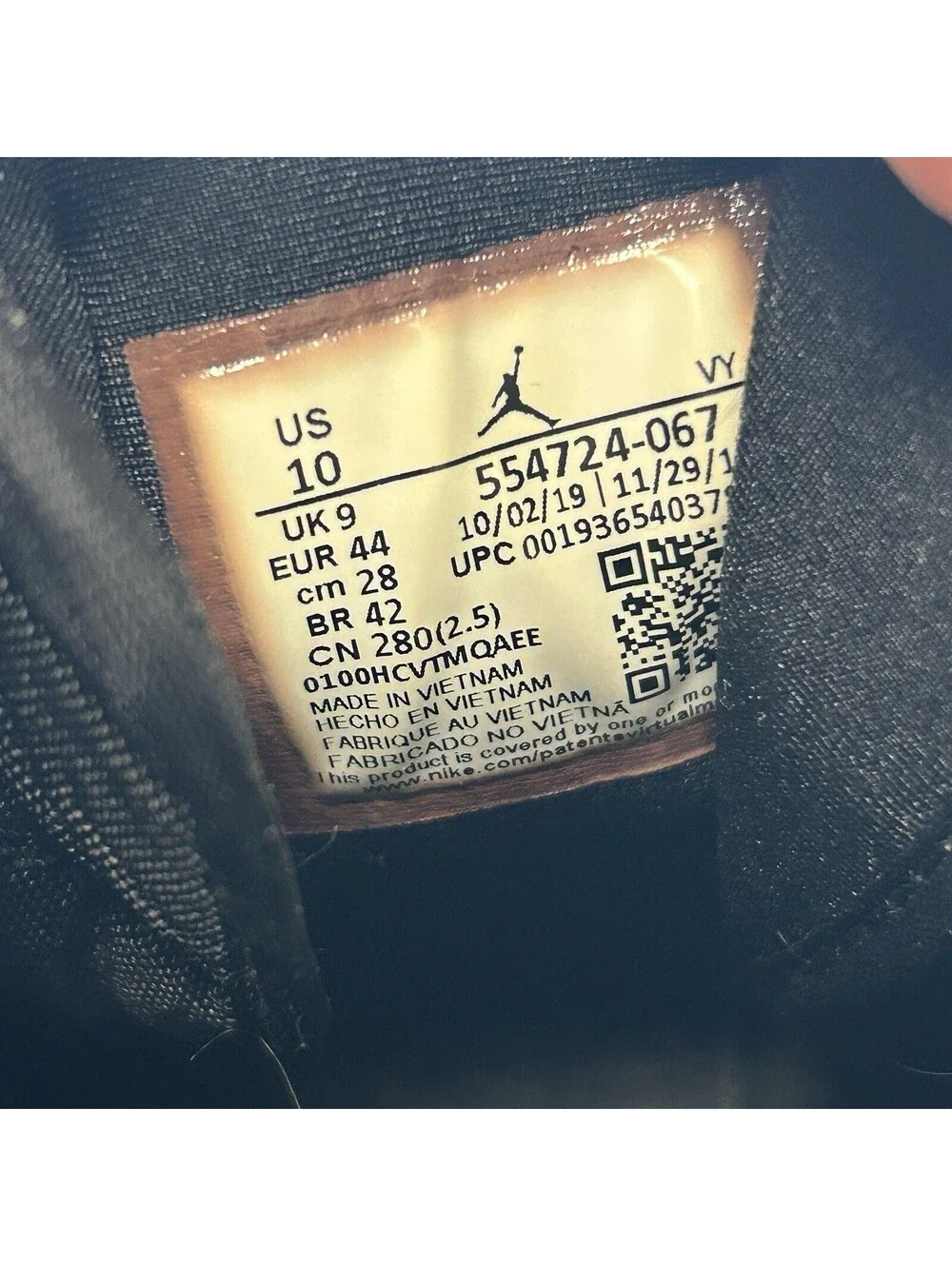 Air Jordan 1 Mid Green Toe 2019 - Size 10 - (554724-067)