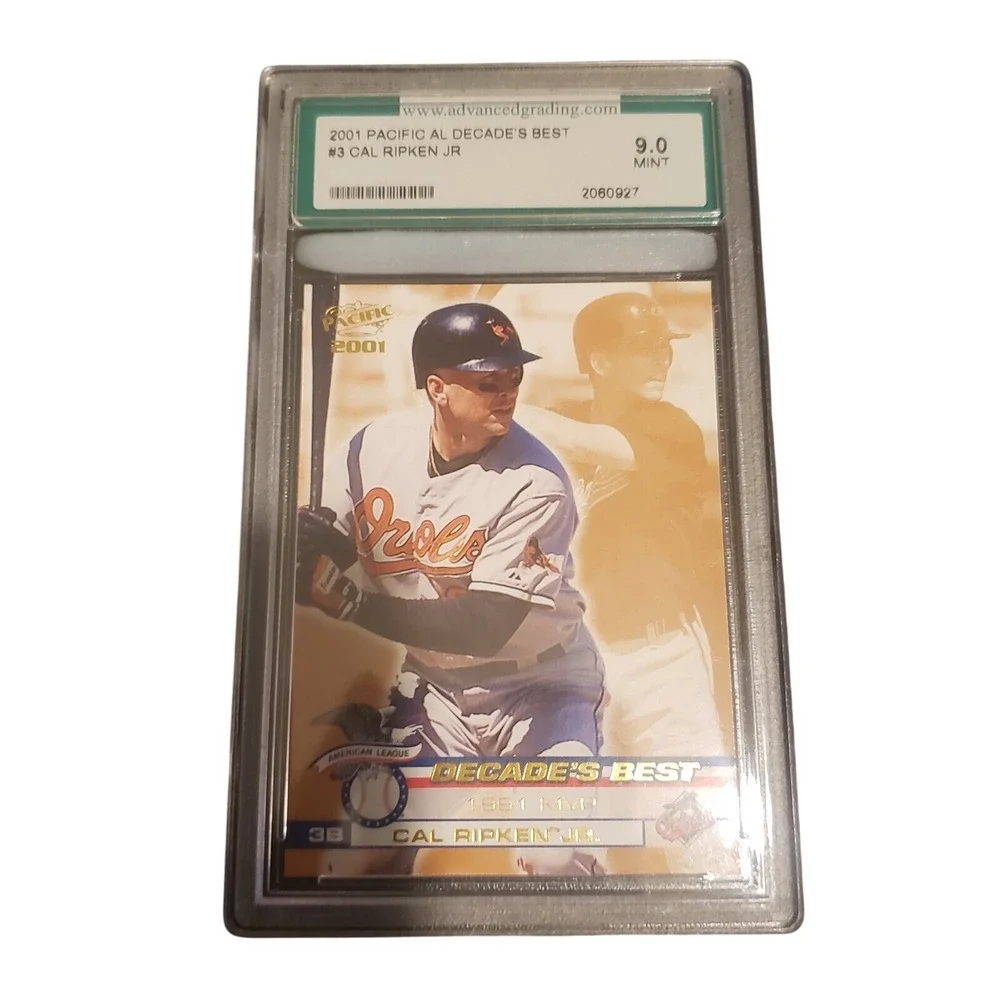 2001 Pacific AL Decade's Best Cal Ripken‎ Jr #3 AGS 9.0 MINT