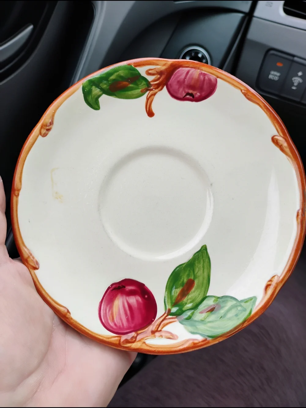 Franciscan ceramic saucer