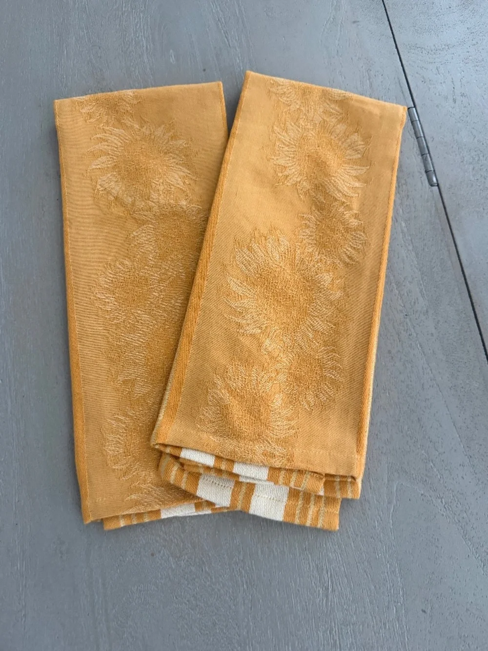 Sunflower Yellow Teatowels, Set of 2