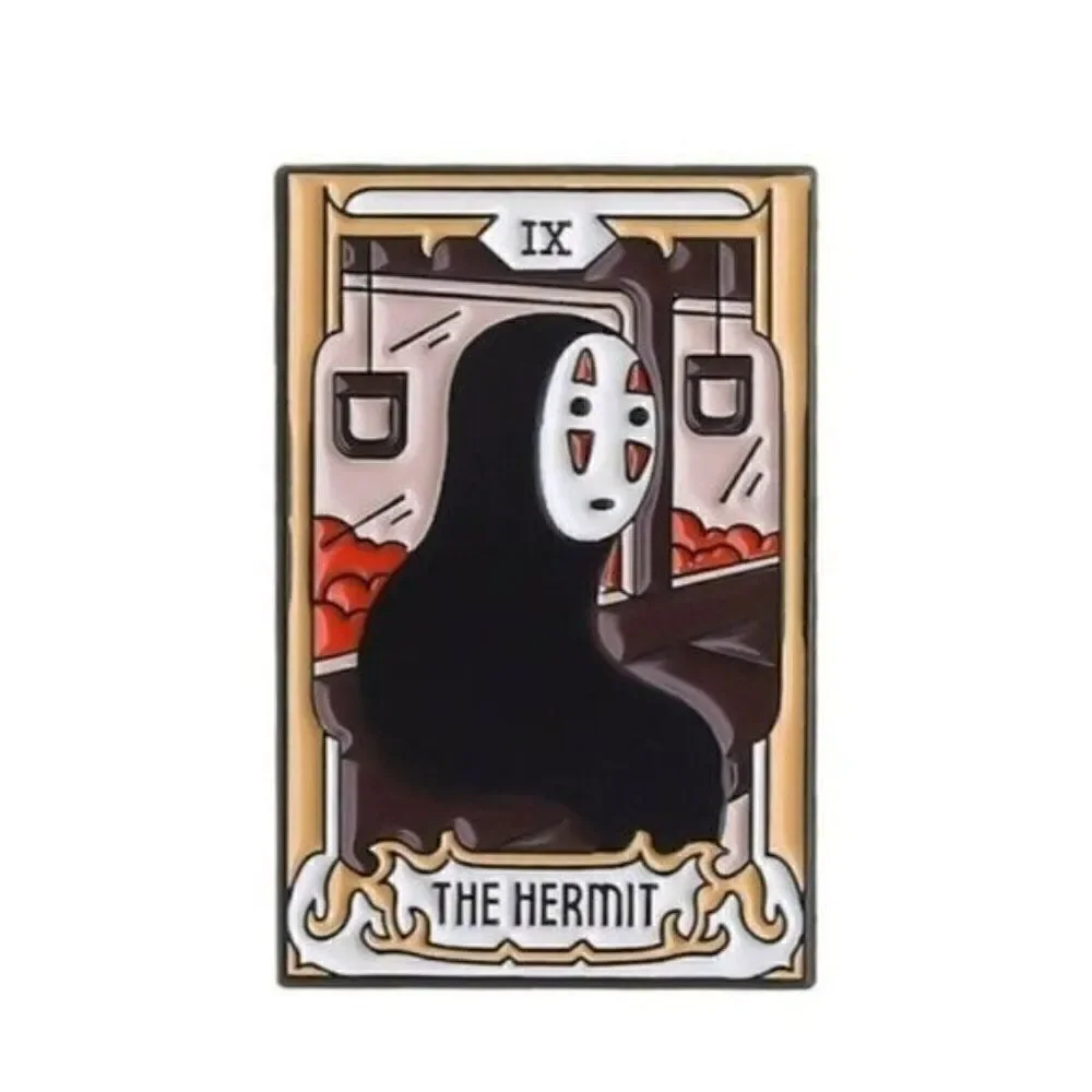 3/20 Spirited Away The Hermit Tarot Card Enamel Pin