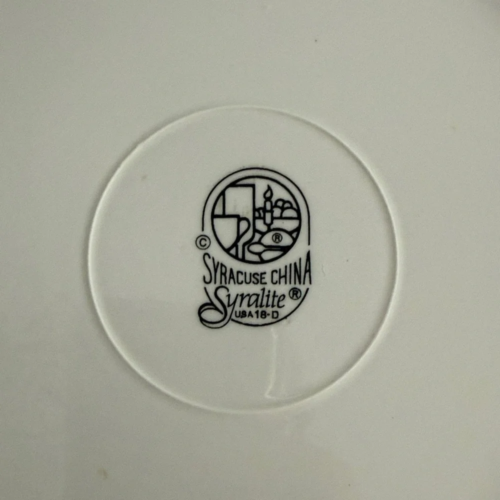 Syracuse China heavy white