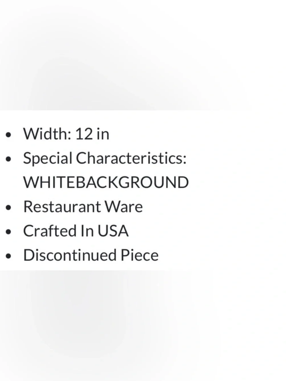 Syracuse China heavy white