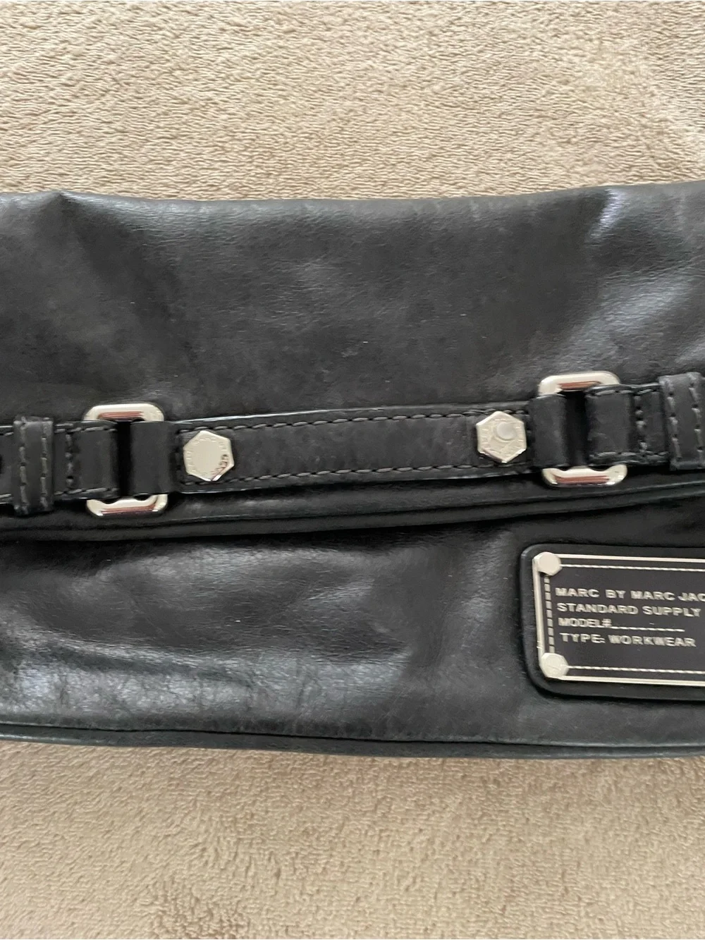 Marc By Marc Jacobs black leather