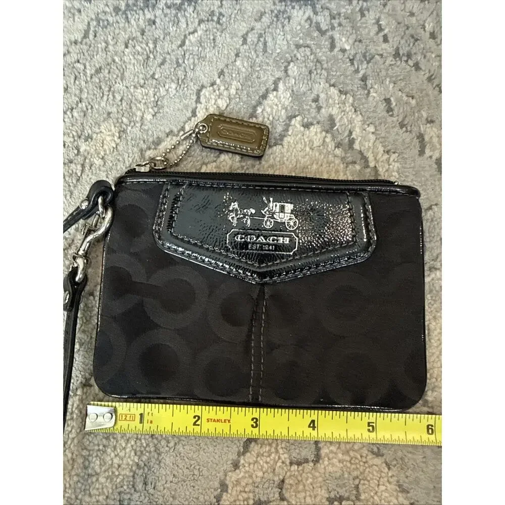 Coach black signature