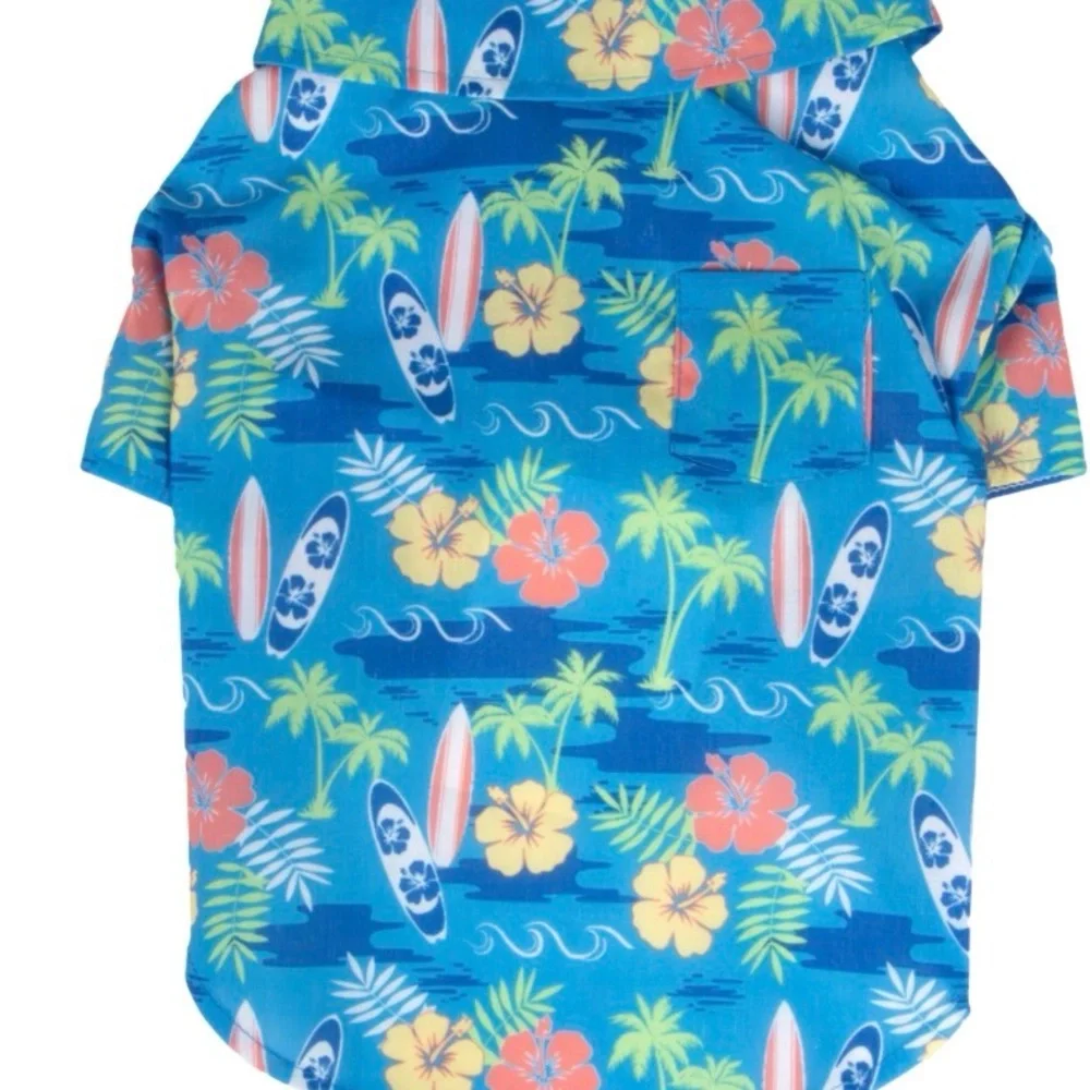 blue Hawaiian vibrant blue