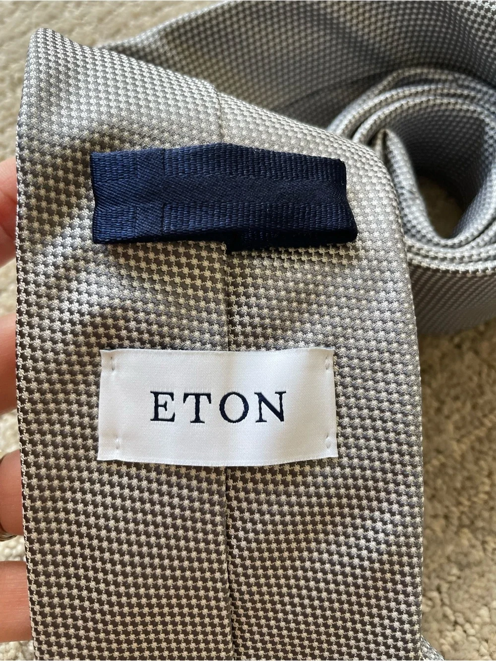 Eton tie grey