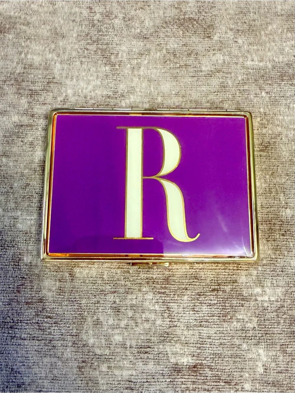 💜 Kate Spade New York x Lenox Monogram Cigarette / Business Card Holder