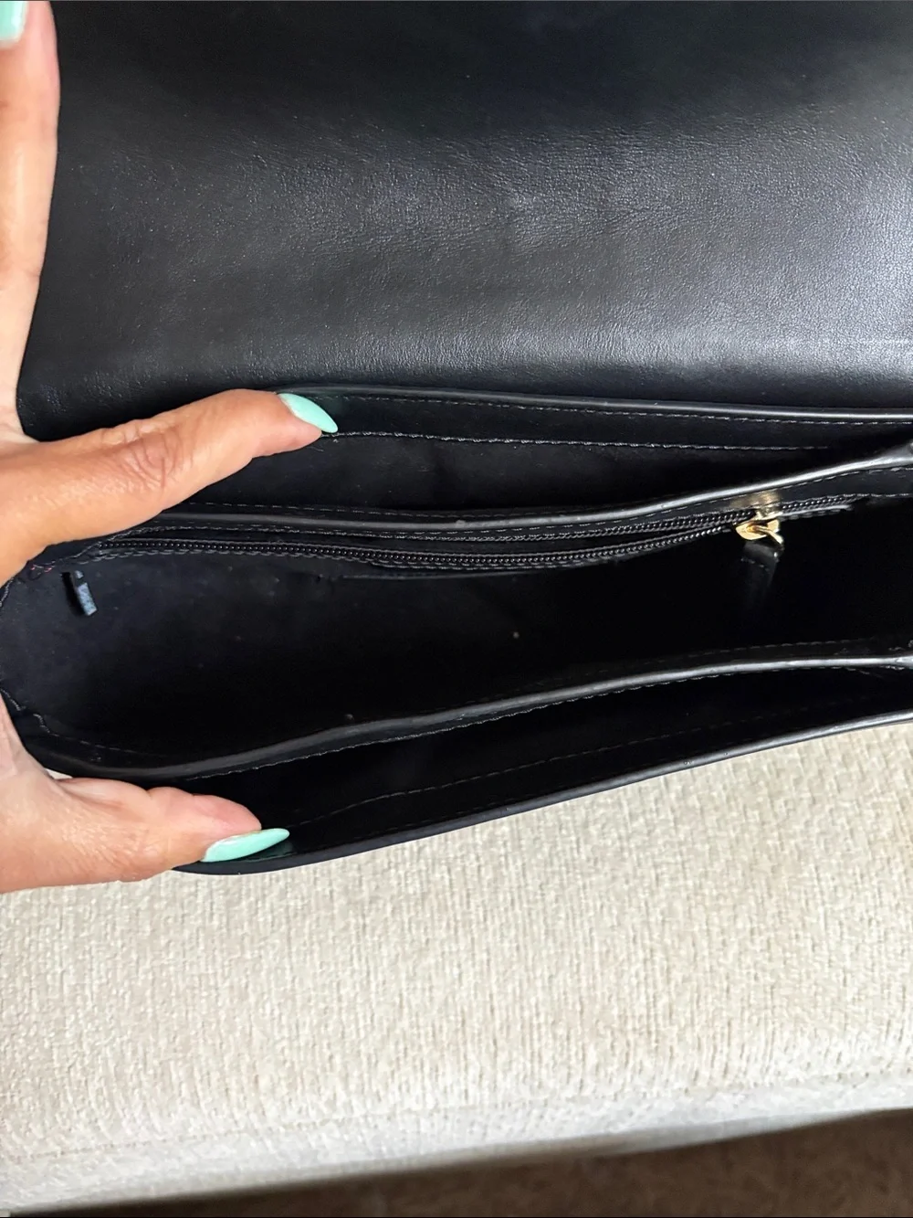 Michael Kors structured leather