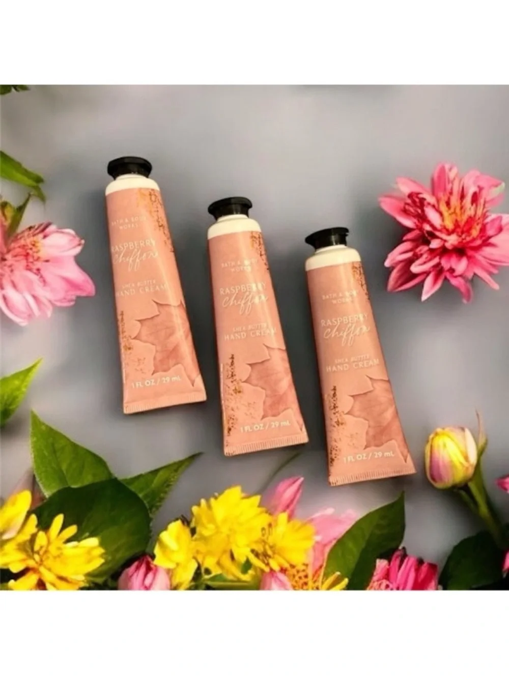 3 Raspberry Chiffon Hand Creams