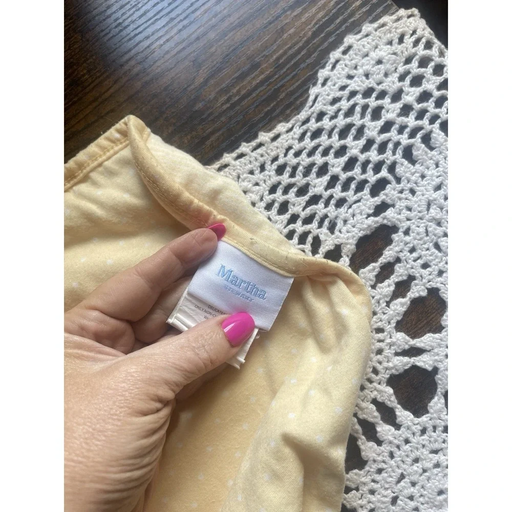 Martha Stewart Baby Receiving Blanket Yellow Daisy Reversible Polka Dot Swaddle