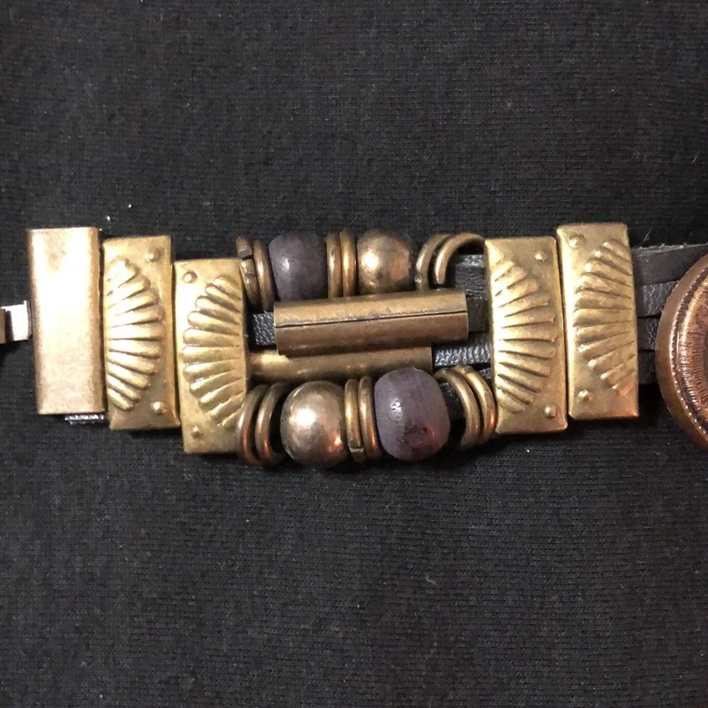N/A leather metal
