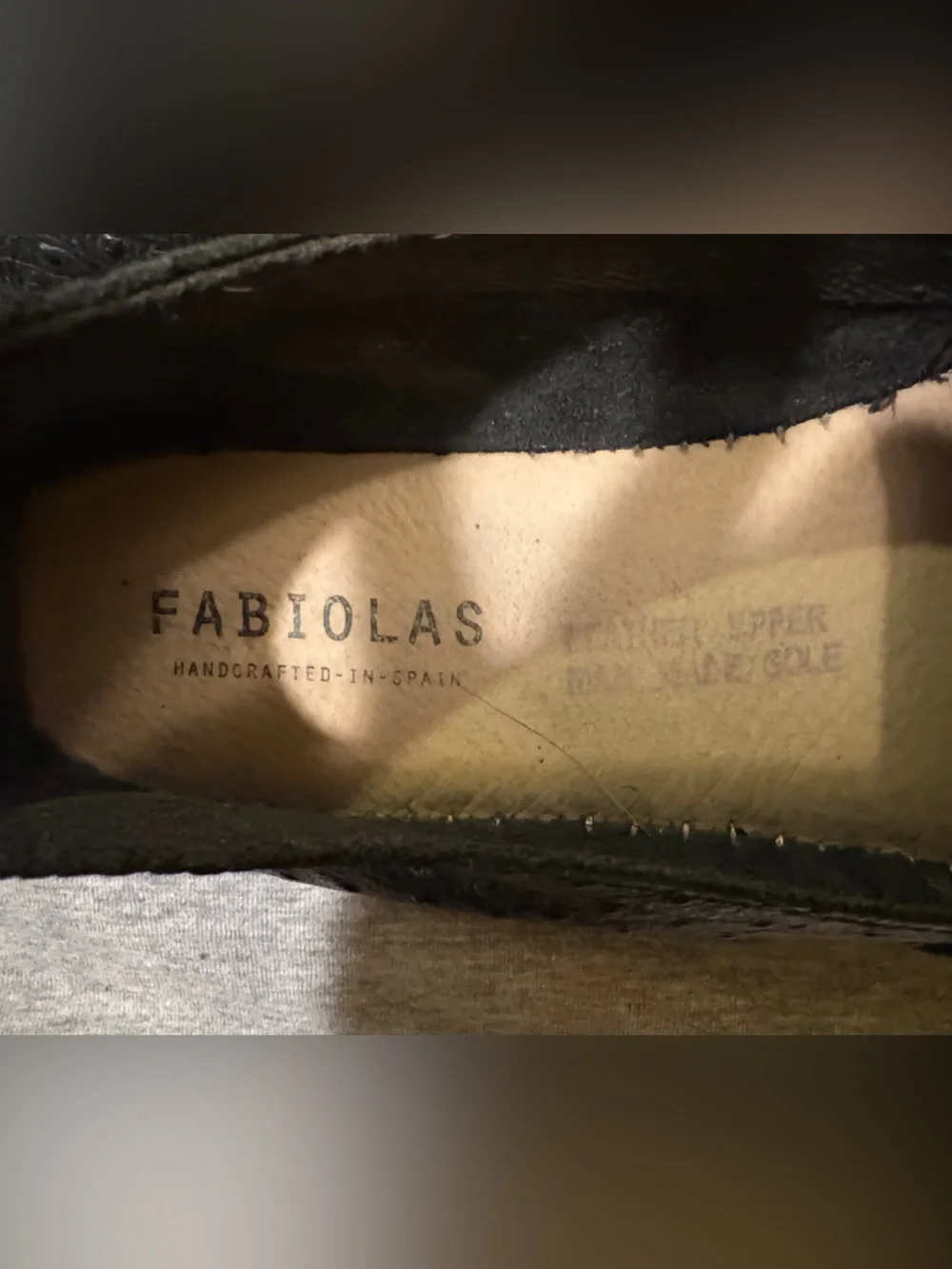 Fabiolas black espadrille