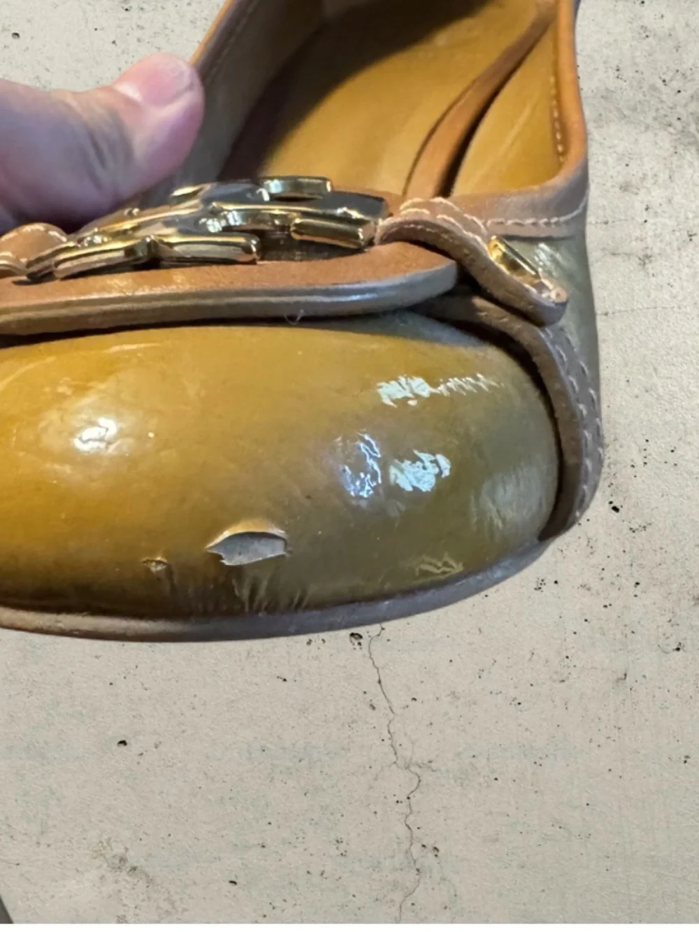 Tory Burch patent leather