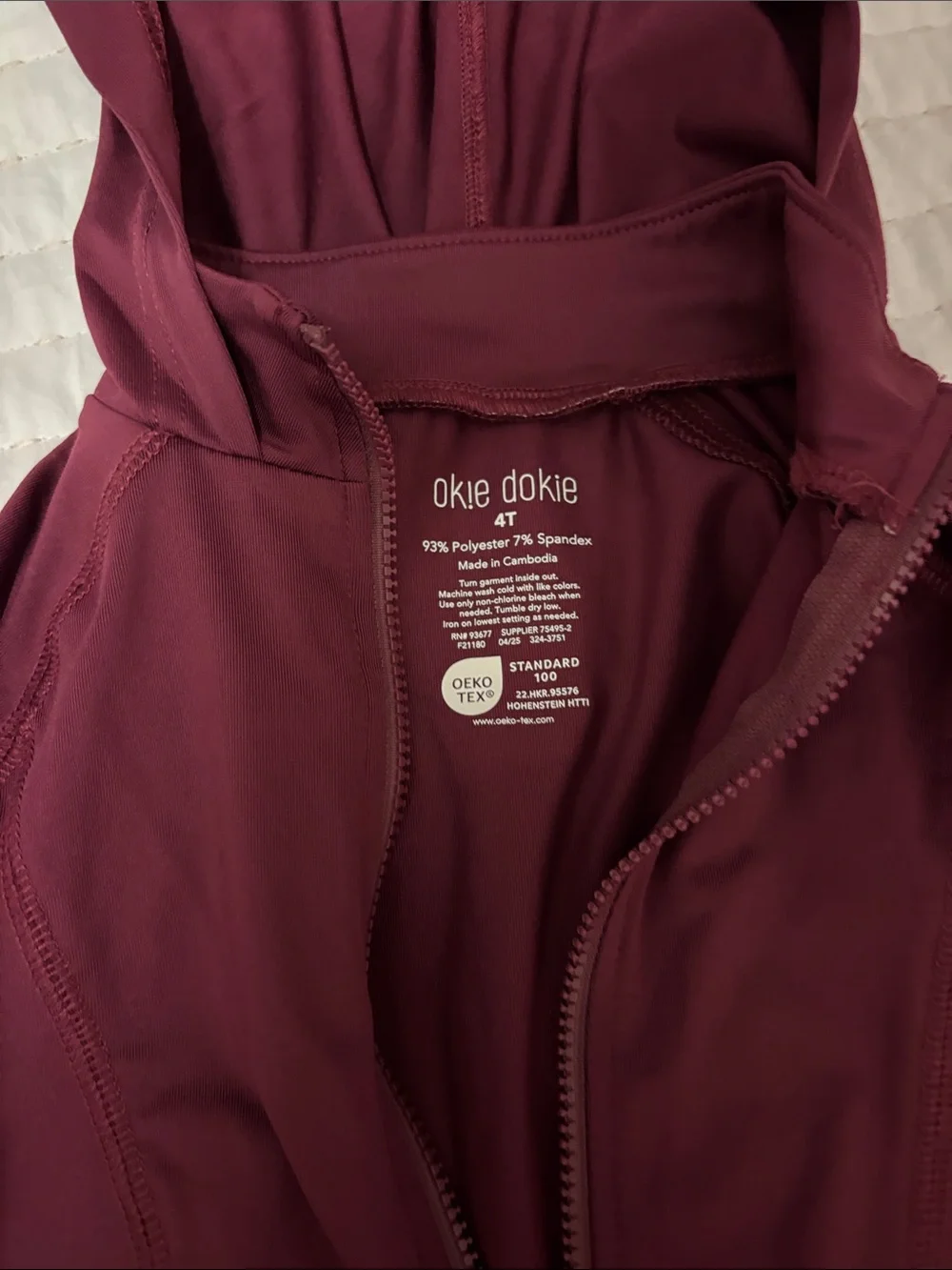 okie dokie lightweight hooded
