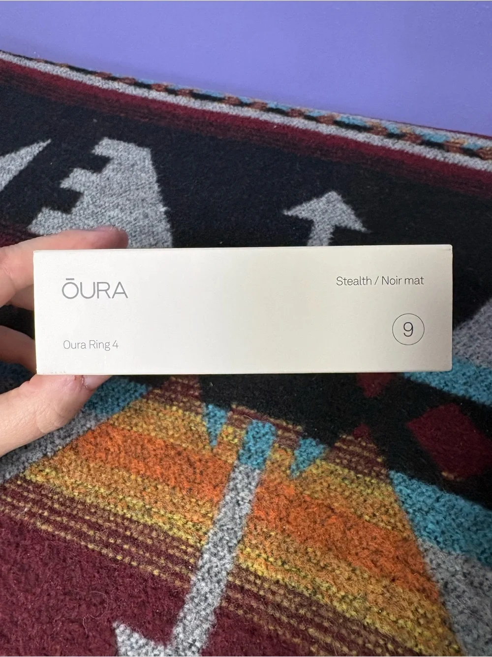Oura Ring 4 - Stealth - Size 9