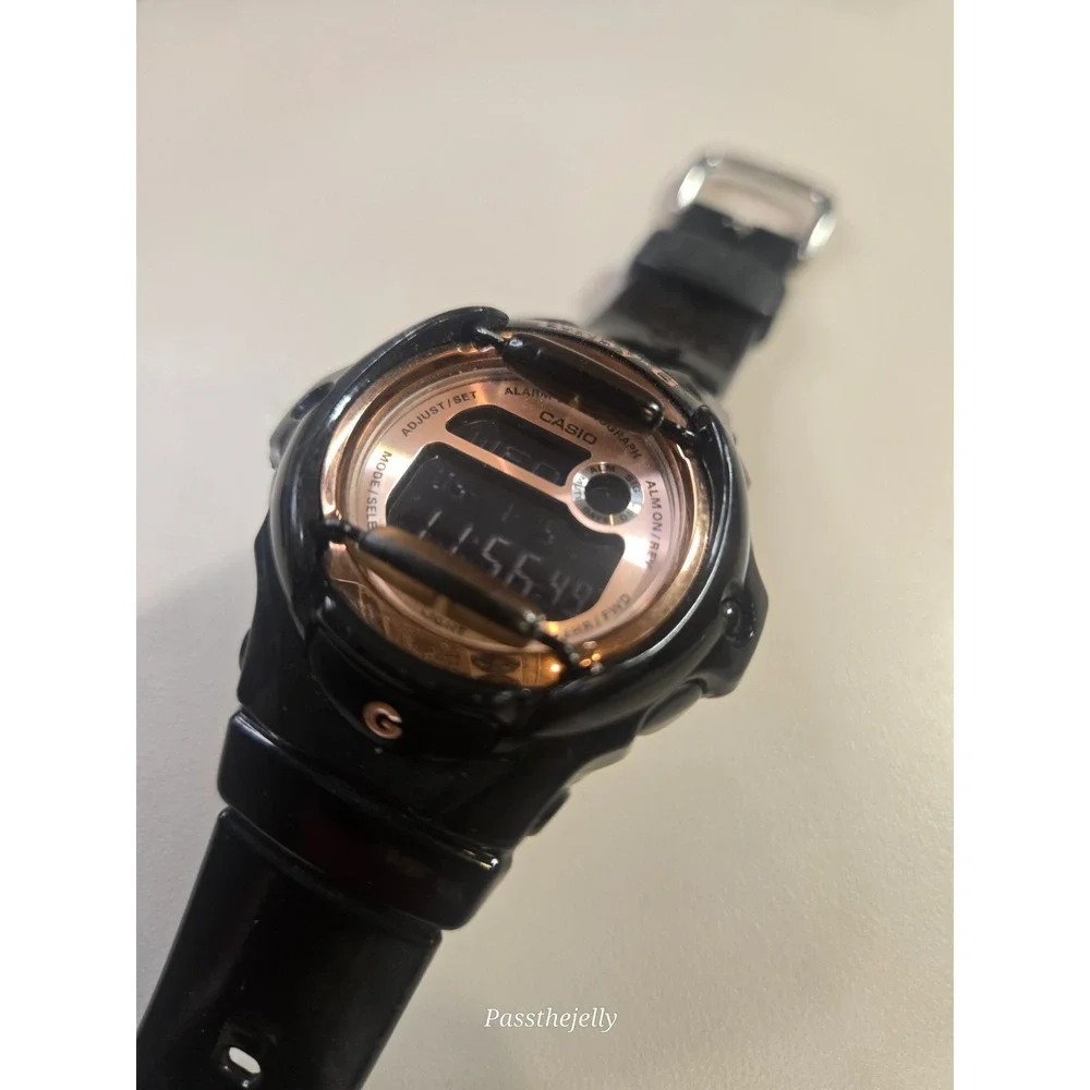 Casio BABY-G BG169G-1 Women's Origin Whale Series Black Bronze Digital Watch