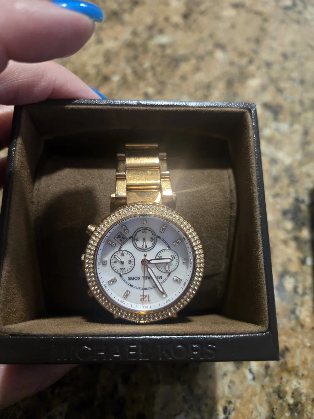 Michael Kors gold tone