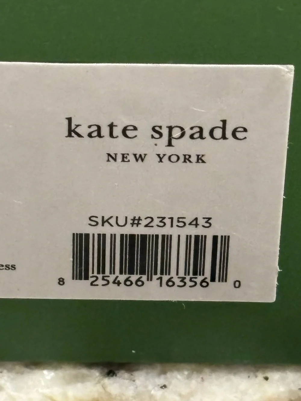 kate spade new box